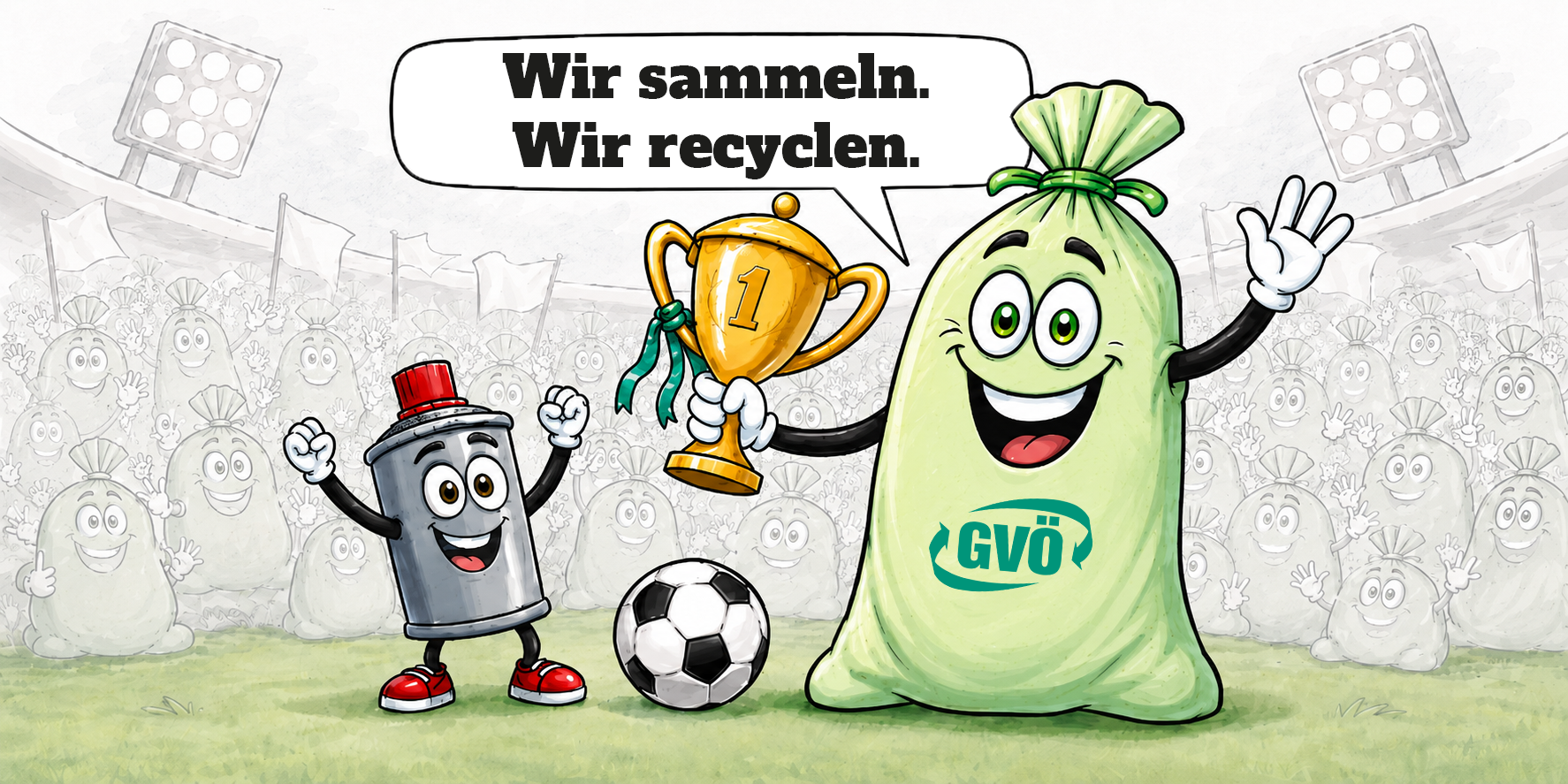 Wir sammeln Wir recyclen GV&Ouml;