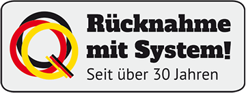 Rücknahme mit System! Seit über 30 Jahren.